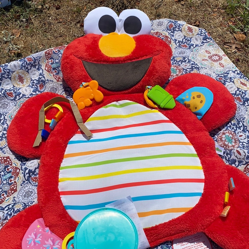 Elmo tummy time